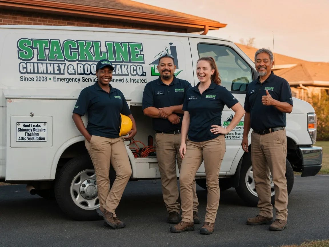 Chimney flashing repair company in Clarks, LA